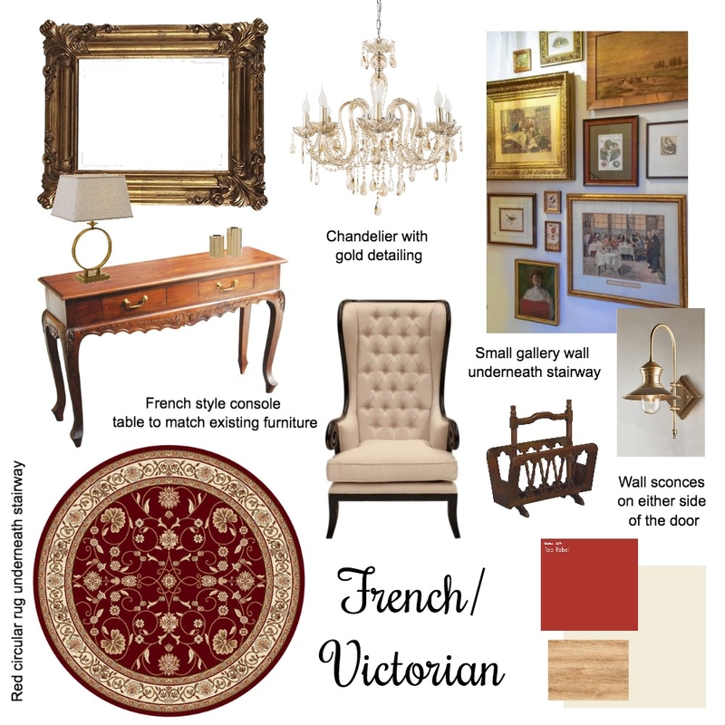 French/Victorian Hallway Mood Board by Ciara Kelly on Style Sourcebook