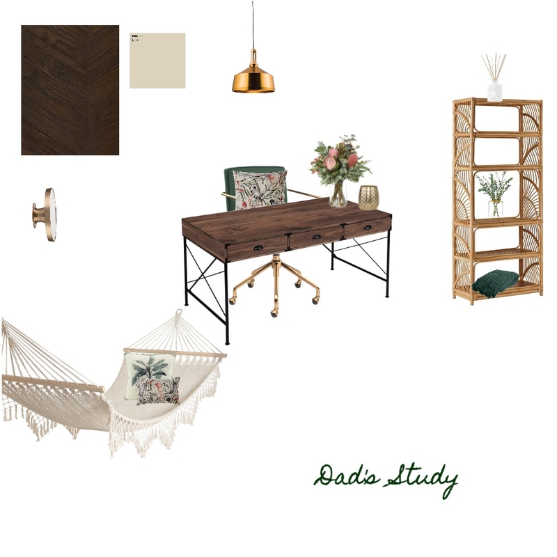 Dad's Study Mood Board by Alby on Style Sourcebook