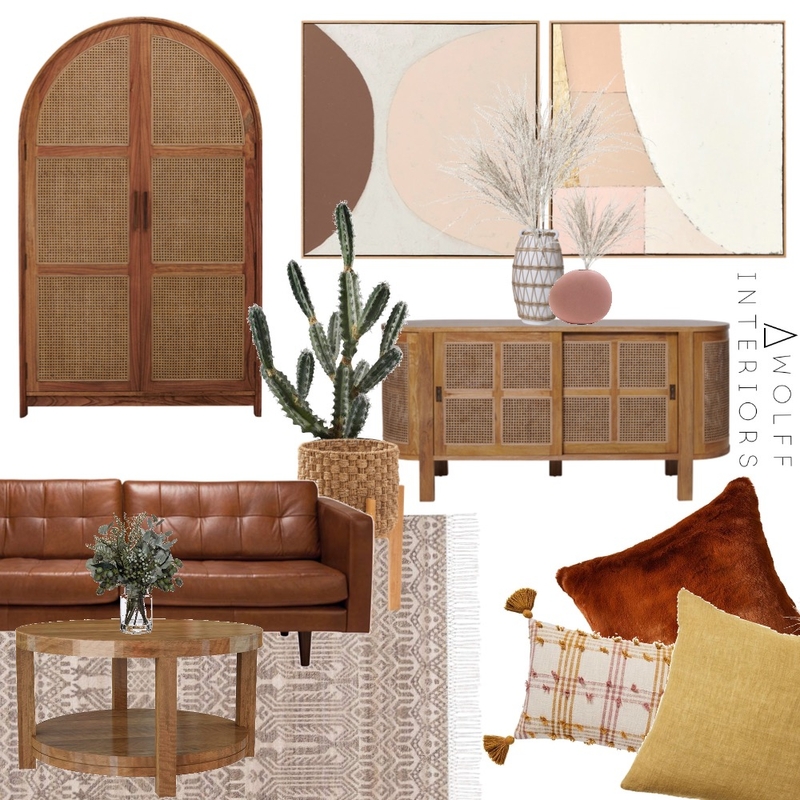 Terracotta Lounge Mood Board by awolff.interiors on Style Sourcebook