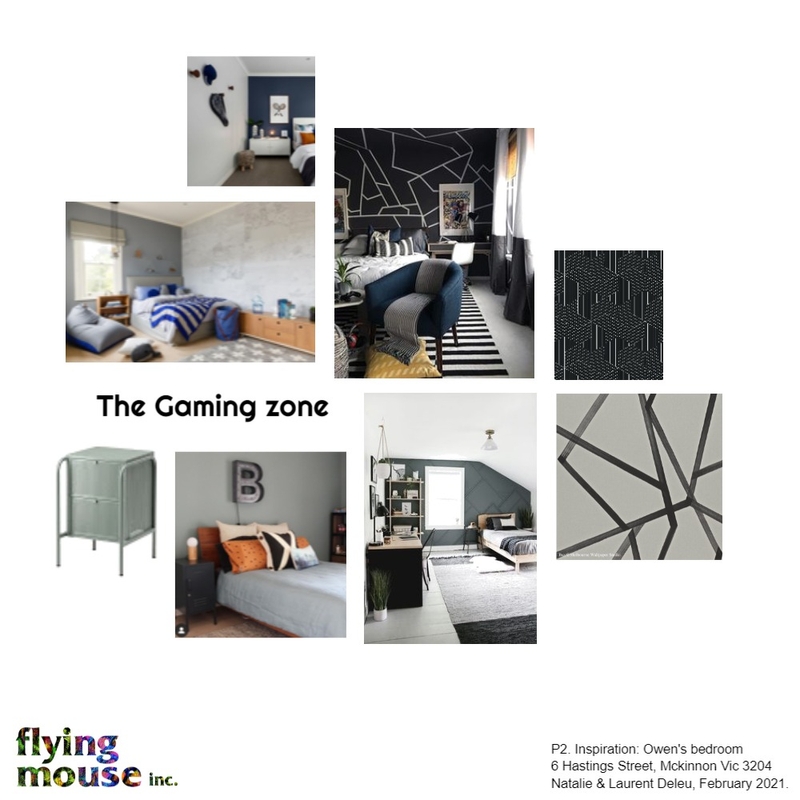 P2. Inspo- Owen's Room Mood Board by Flyingmouse inc on Style Sourcebook