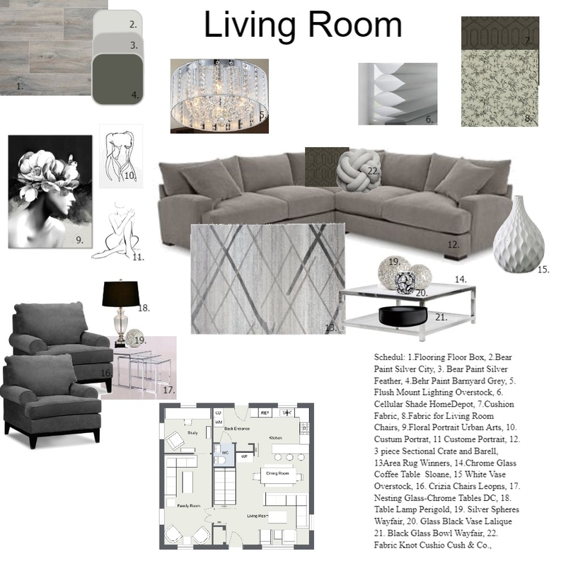 Living Room Mood Board by Tekla on Style Sourcebook