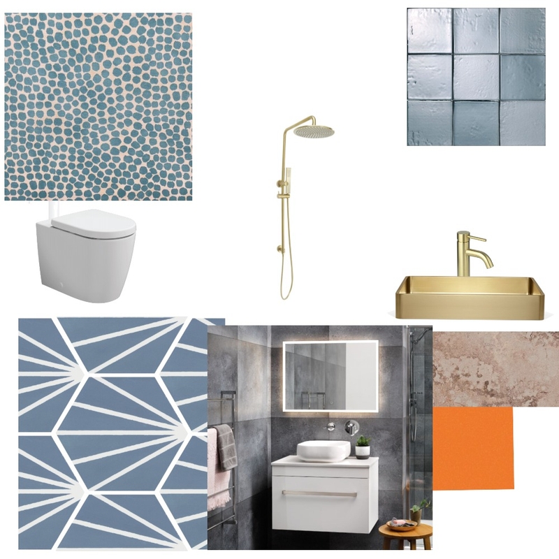 Mid century modern style bathroom Mood Board by Phoebepu on Style Sourcebook