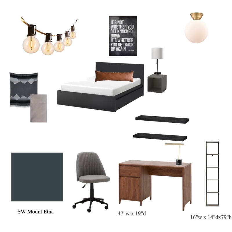 Tim/Jana son bedroom Mood Board by LC Design Co. on Style Sourcebook