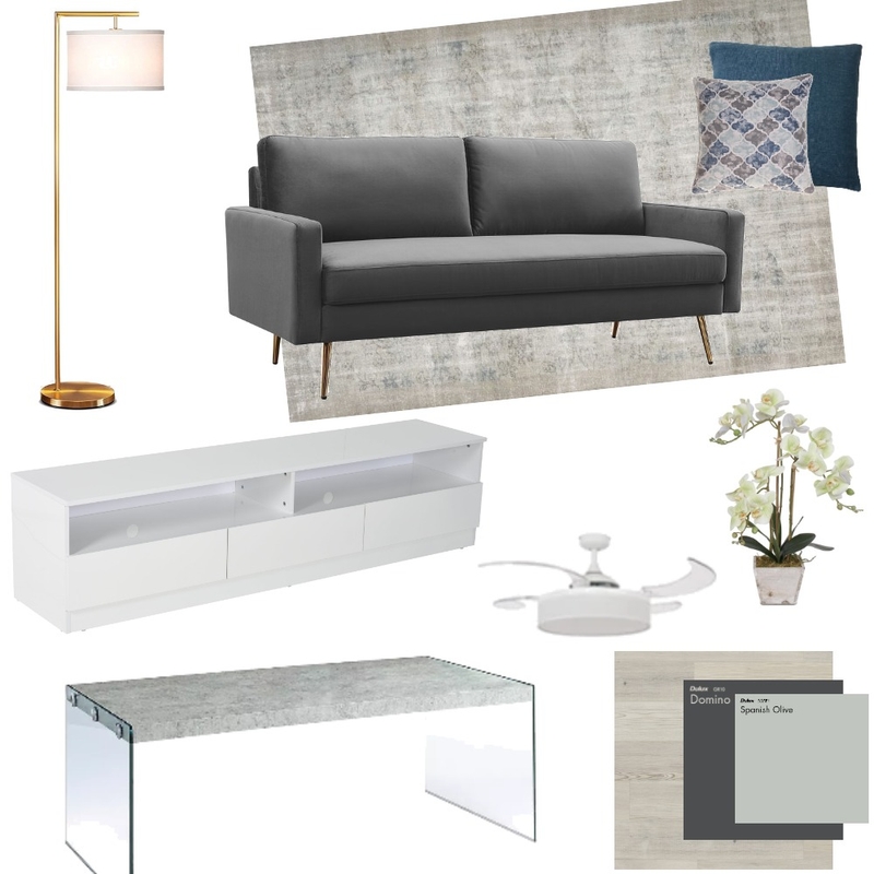 Module 9 - Living Room Mood Board by atara on Style Sourcebook