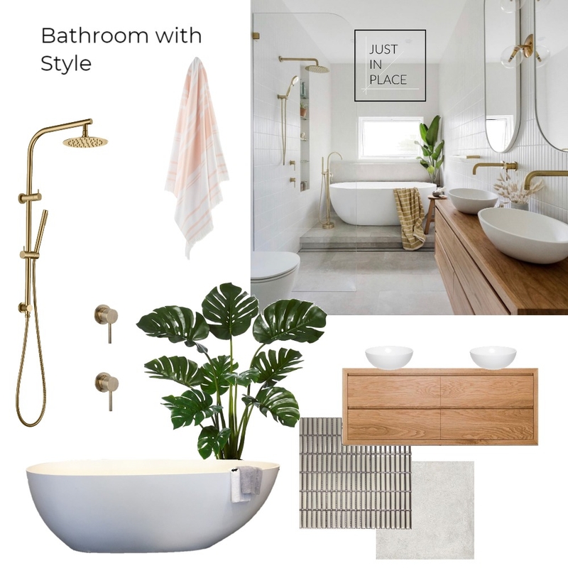 Bathroom with Style Mood Board by Just In Place on Style Sourcebook