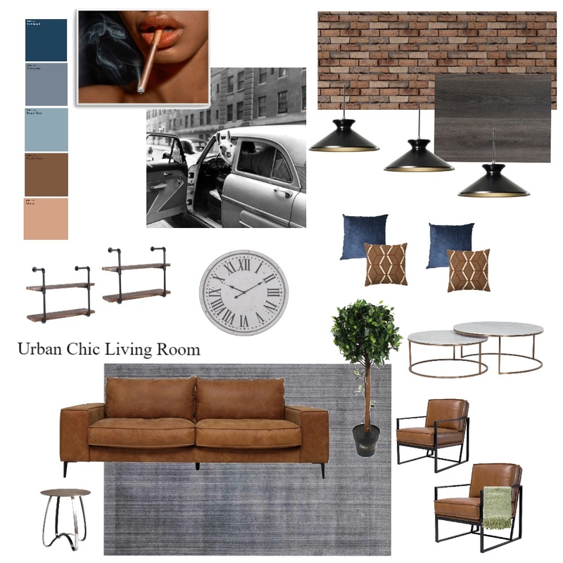 Urban Chic Mood Board by Poragirl on Style Sourcebook