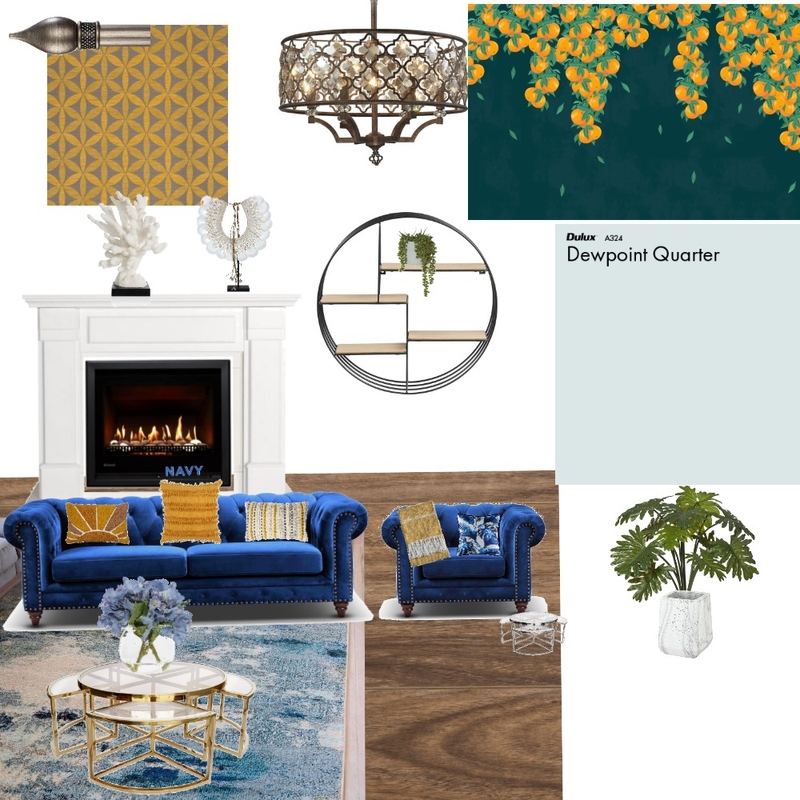 Mid century modern style living room Mood Board by Phoebepu on Style Sourcebook