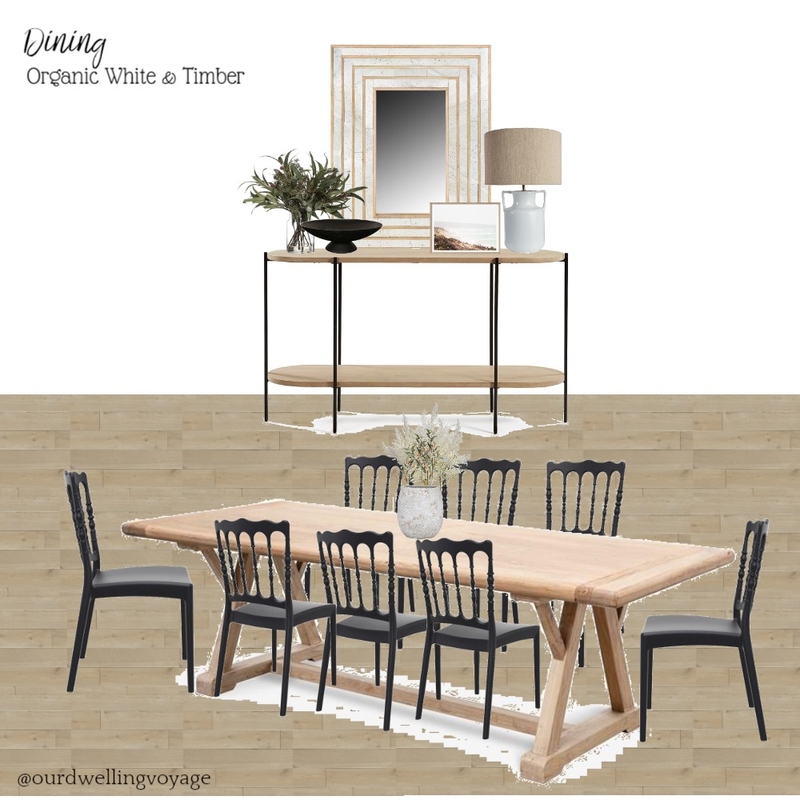 Dining - Organic White & Timber (8 chairs) Mood Board by Casa Macadamia on Style Sourcebook