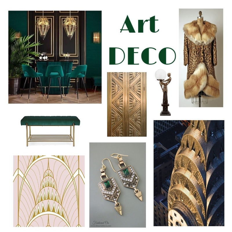 Art Deco Mood Board by Brooklyn Interior Design on Style Sourcebook