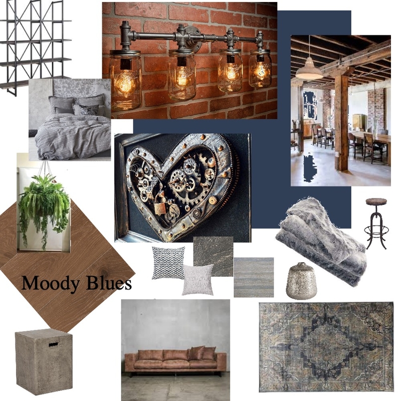 Industrial Mood Board Mood Board by Margie Ferguson on Style Sourcebook