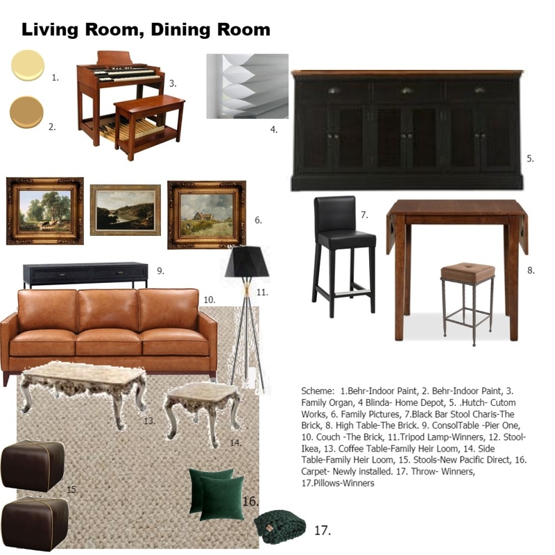 Angela Living Room 1 Mood Board by Tekla on Style Sourcebook