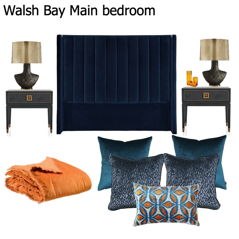 Walsh Bay main bedroom final Mood Board by courtnayterry on Style Sourcebook