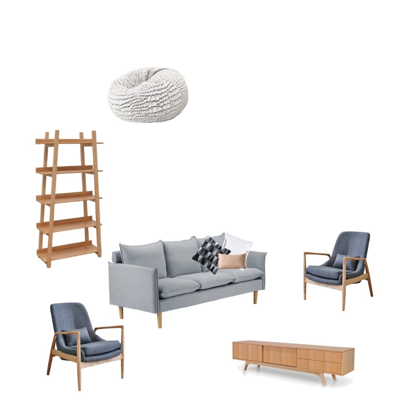 Scandinavian Living Room Mood Board by nickylundo on Style Sourcebook