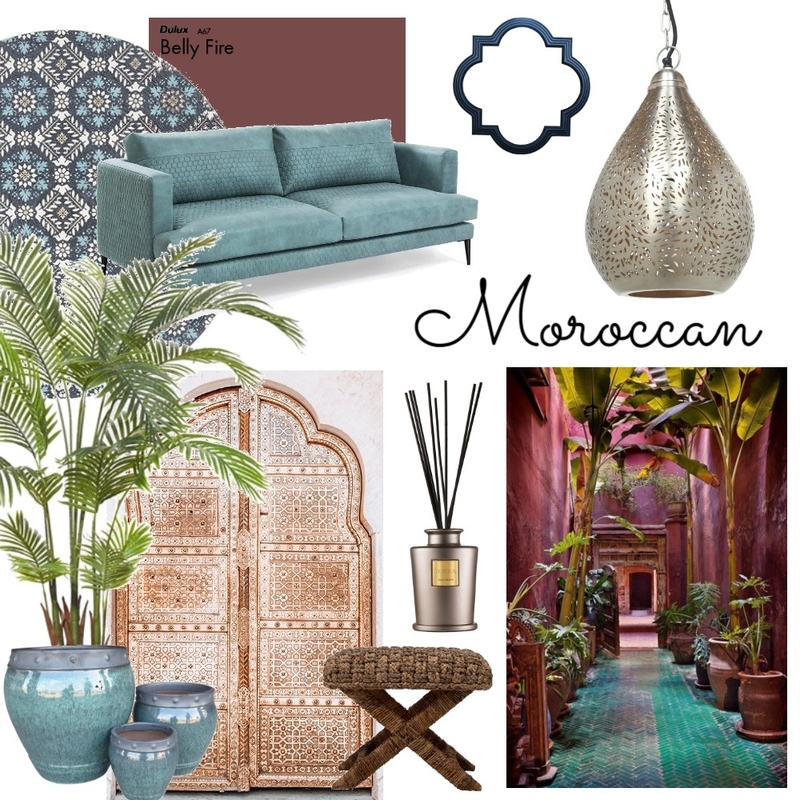 Moroccan Vibes Mood Board by Vicki Doidge Designs on Style Sourcebook