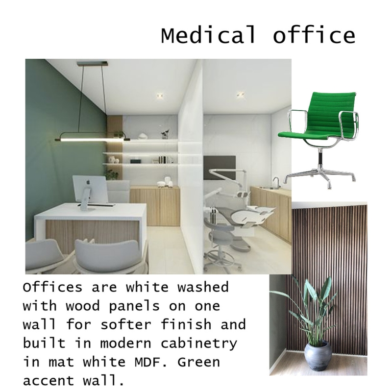 Modern Medical Office Tunis (Dr offices) final Mood Board by LejlaThome on Style Sourcebook