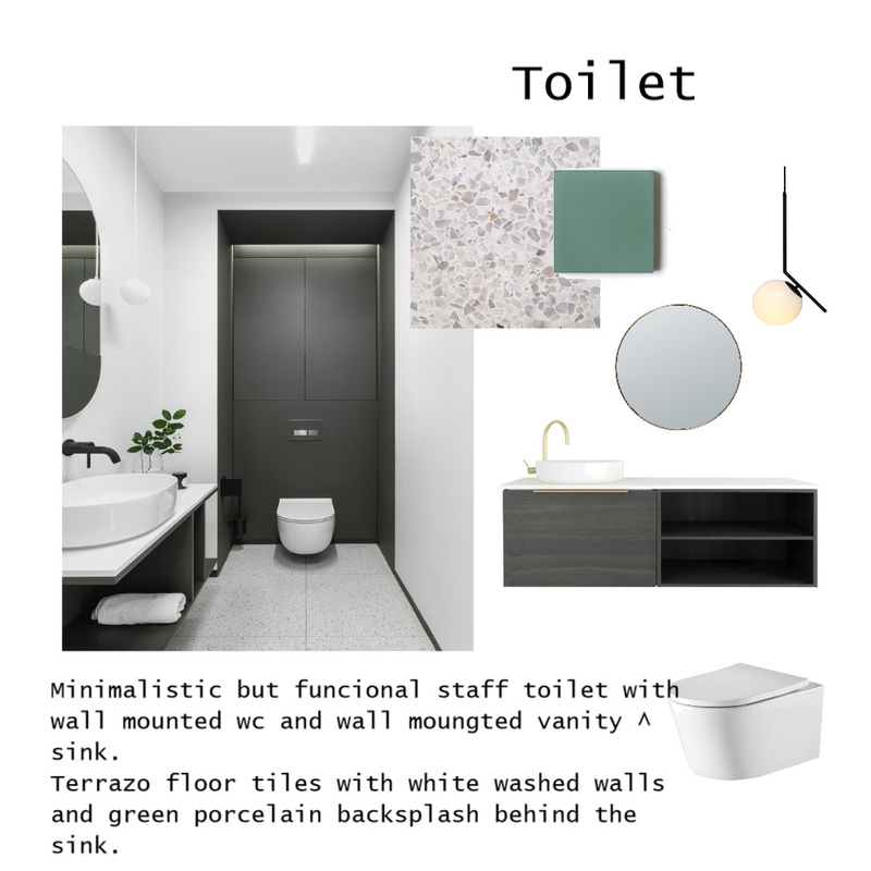 Modern Medical Office Tunis (toilet) final Mood Board by LejlaThome on Style Sourcebook