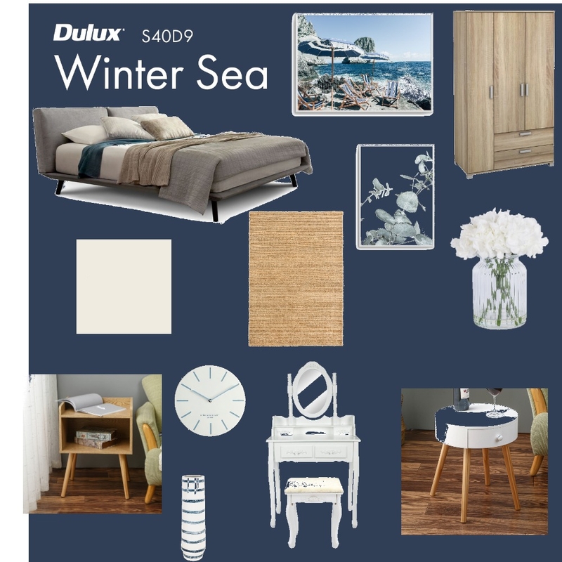 winter sea bedroom Mood Board by Midsizm on Style Sourcebook