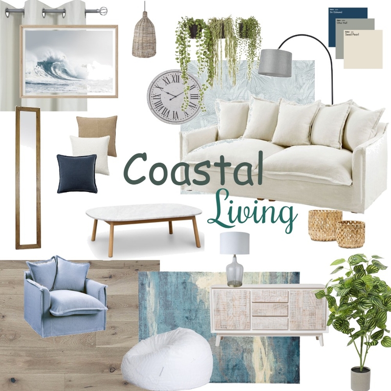 Coastal Living Mood Board by Heidi Western on Style Sourcebook