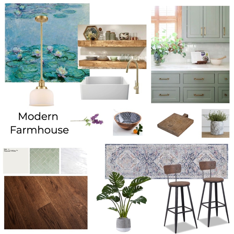 Modern Farmhouse Kitchen Mood Board by redwards on Style Sourcebook