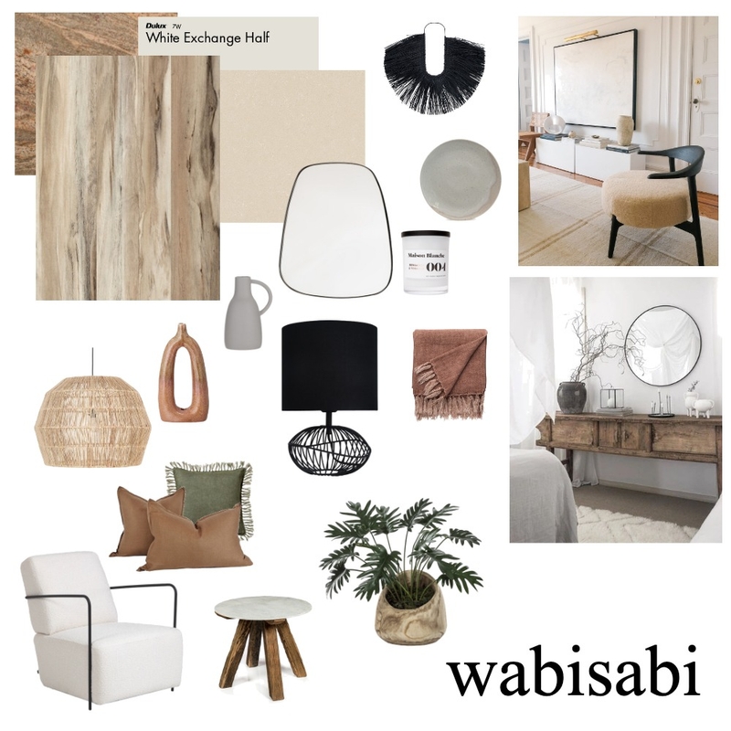 Assignment 3 - WabiSabi Mood Board by ktolsma on Style Sourcebook
