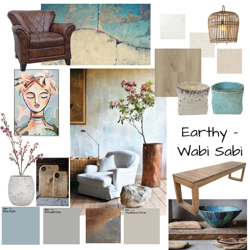 Wabi Sabi - Earthy tones Mood Board by Rachael Woodham on Style Sourcebook