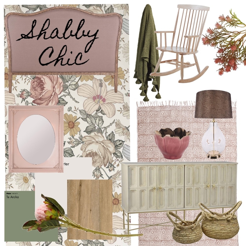 Shabby Chic - feminine Mood Board by Vicki Doidge Designs on Style Sourcebook