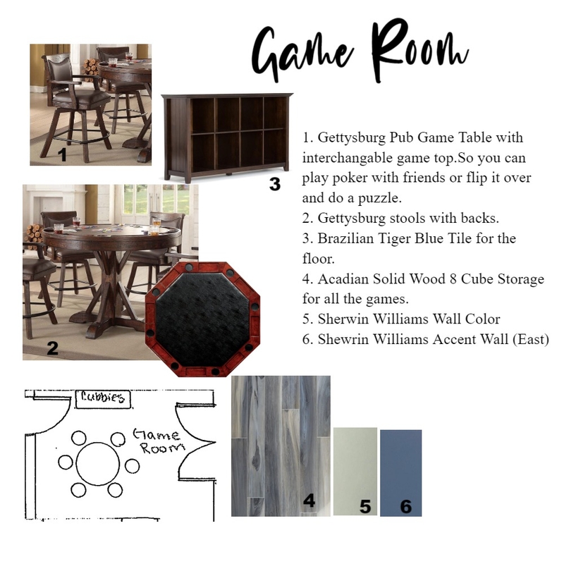 Game Room Mood Board by amrmyers@gmail.com on Style Sourcebook