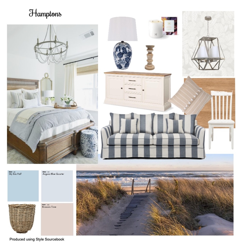 Hamptons Mood Board by Claire Glasson on Style Sourcebook