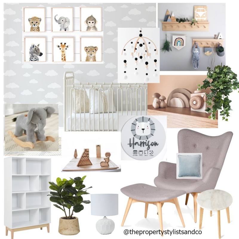Evelyn and Daniel Nursery Mood Board by The Property Stylists & Co on Style Sourcebook