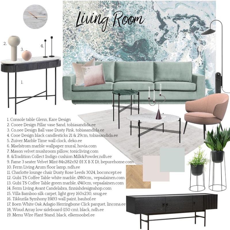 Complementary Living Room Mood Board by karolinrillo on Style Sourcebook