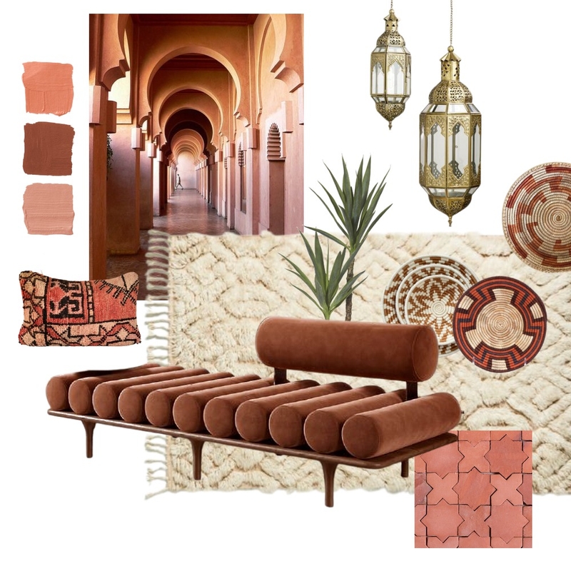 Modern Moroccan new Mood Board by skg on Style Sourcebook