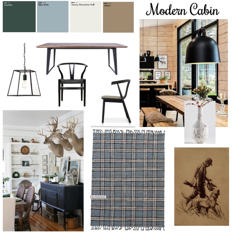 Modern Cabin Mood Board by rlove on Style Sourcebook