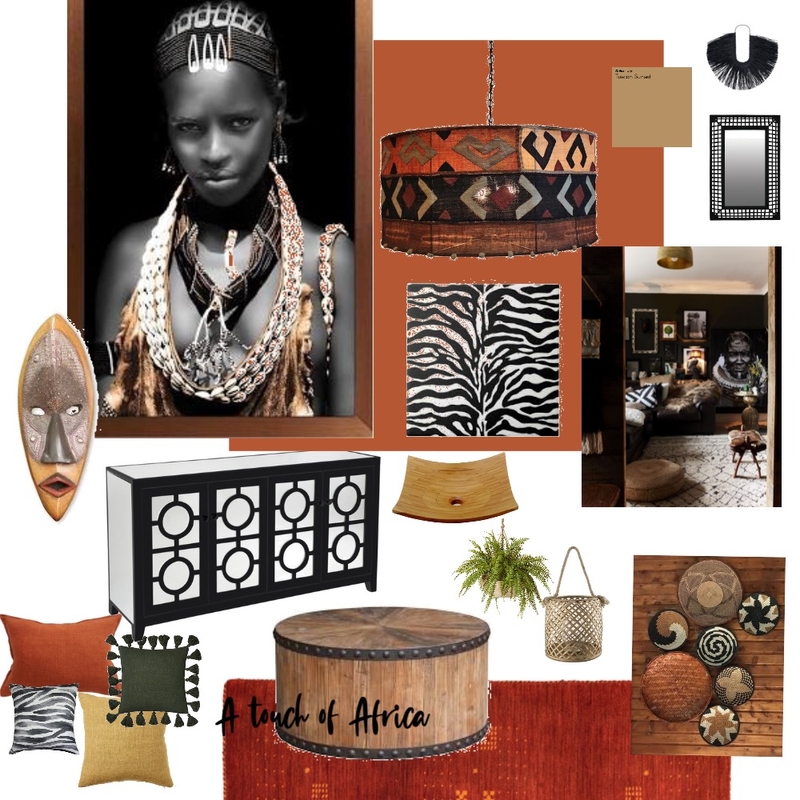 African Mood Board Mood Board by Margie Ferguson on Style Sourcebook