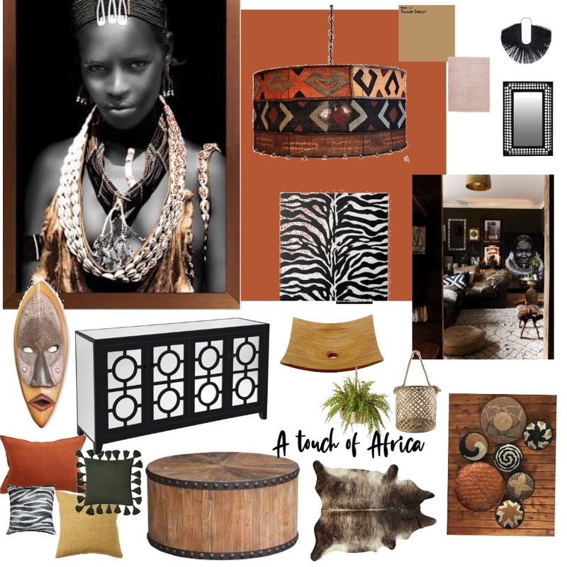 African Mood Board Mood Board by Margie Ferguson on Style Sourcebook