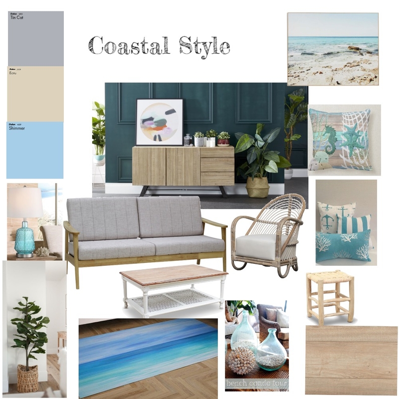 Coastal Style Mood Board by anine nel on Style Sourcebook