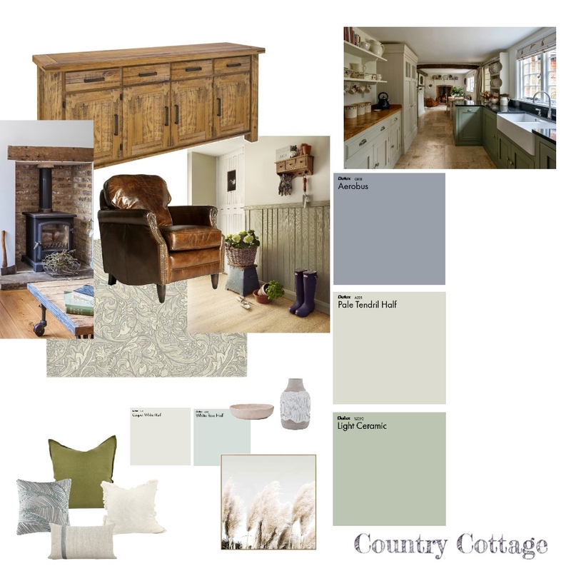 Country Cottage Mood Board by bethanydrake on Style Sourcebook