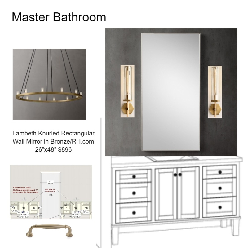 Toothman Master Bath Mood Board by Nest In-Style on Style Sourcebook