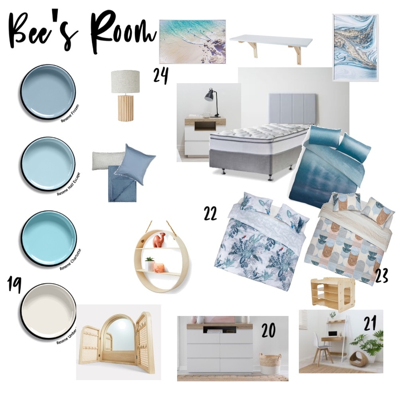 Bee's Room with numbers 2 Mood Board by campionvicki on Style Sourcebook