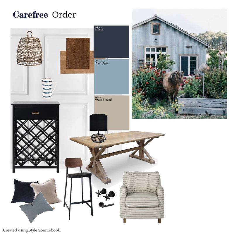 Modern Farmhouse_Carefree Order Mood Board by Claire Glasson on Style Sourcebook