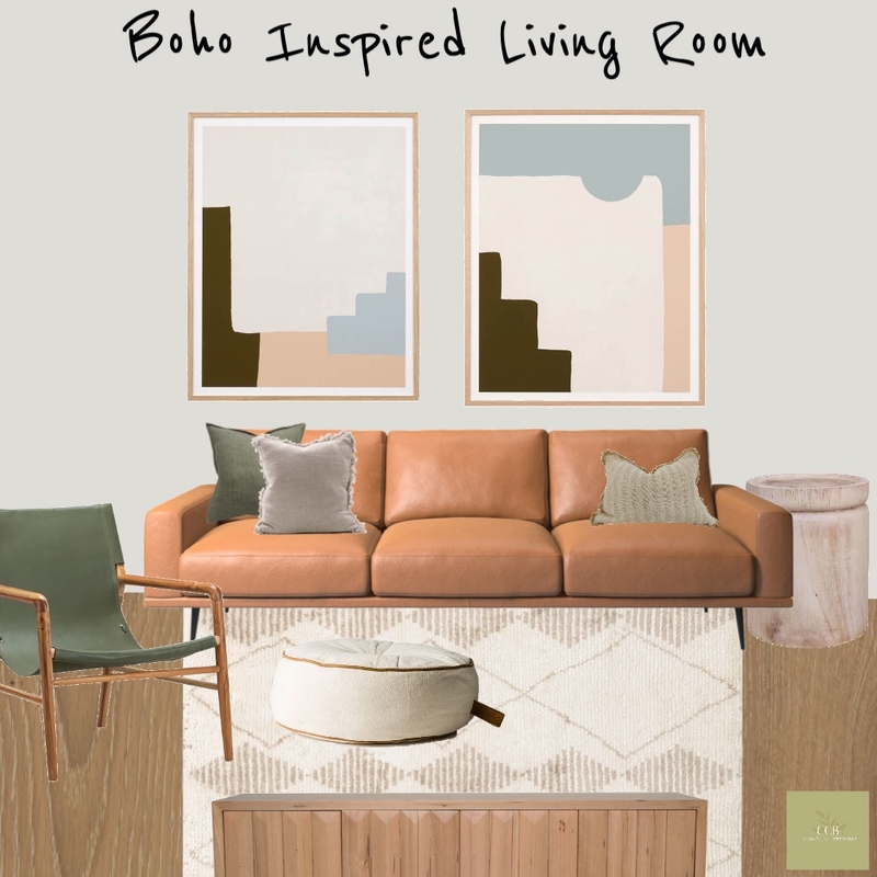 Boho Inspired Living Room Mood Board by CCB Home and Interiors on Style Sourcebook