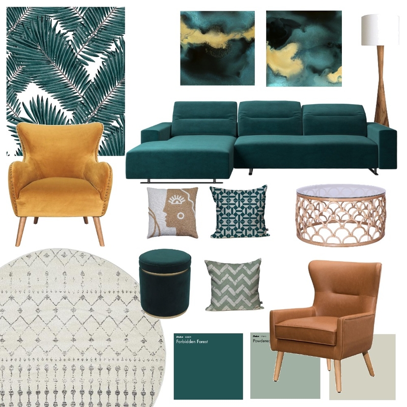 Emerald Green Mood Board by interiorology on Style Sourcebook