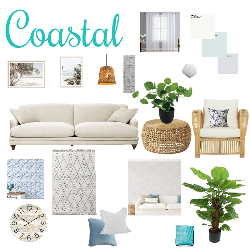 Coastal Mood Board by graciehalliday on Style Sourcebook