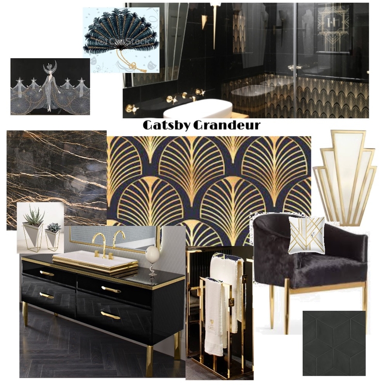 Gatsby Grandeur Mood Board by Jacqueline Potoczny on Style Sourcebook