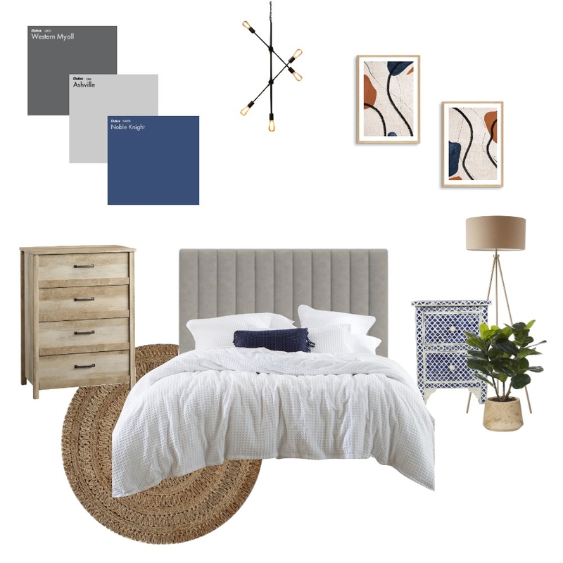 Mel's Bedroom Mood Board by rebeccamandal on Style Sourcebook