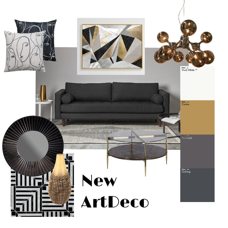 New ArtDeco Mood Board by Le Concept on Style Sourcebook