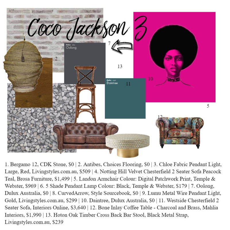 Coco Jackson 3 Mood Board by Home Styling Melbourne on Style Sourcebook