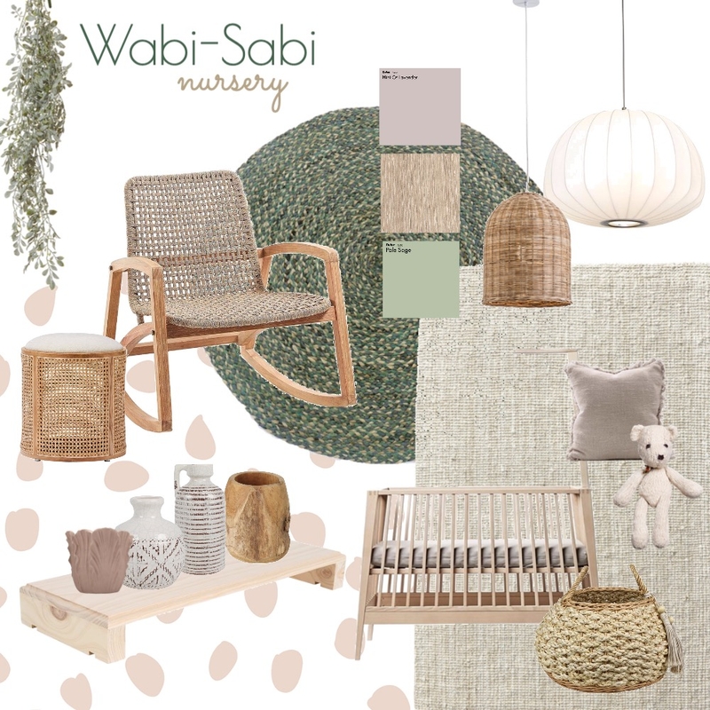 Wabi-Sabi Nursery Mood Board by Lani Bishop on Style Sourcebook