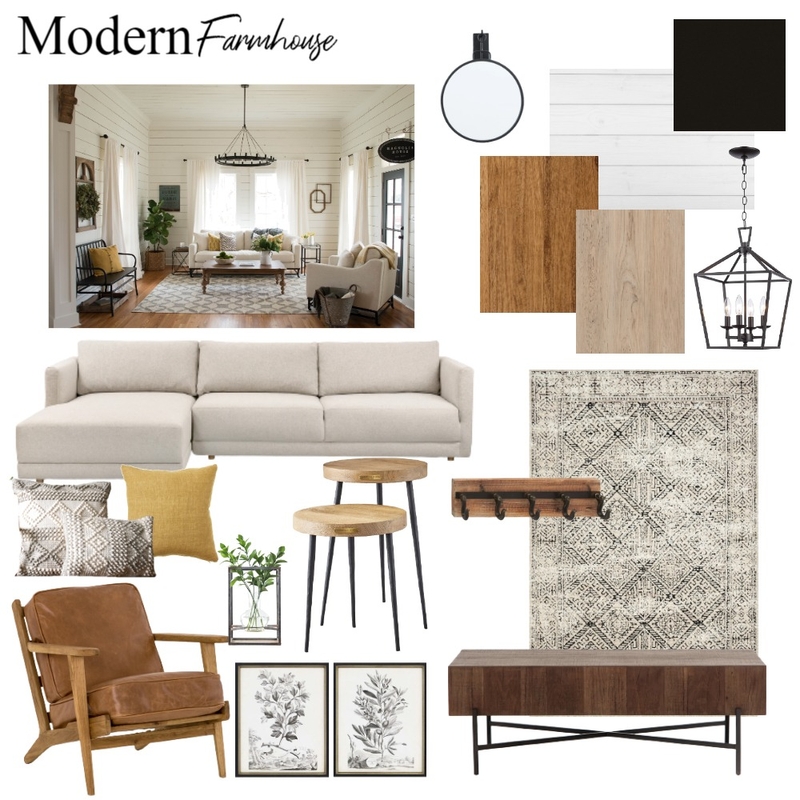 Modern Farmouse Mood Board by mawisner on Style Sourcebook