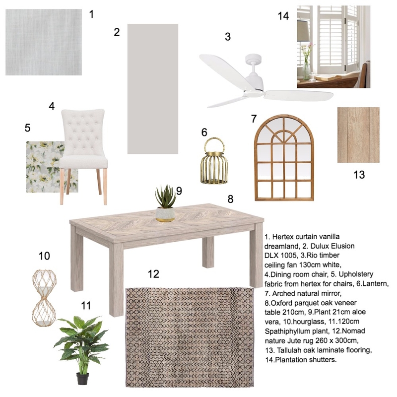 Dining room Mood Board by Nicky Mason on Style Sourcebook