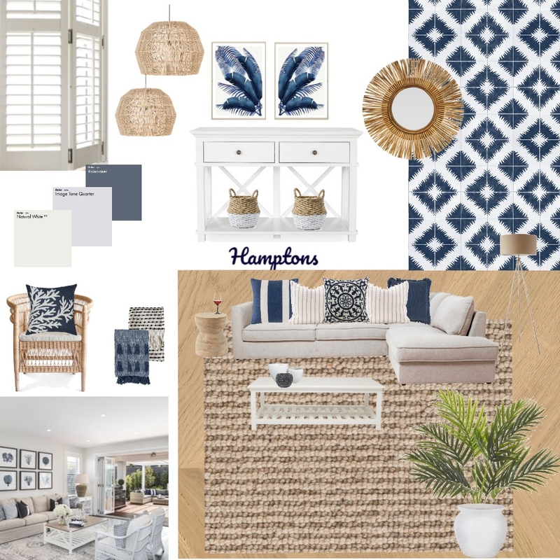 Hamptons Mood Board Mood Board by Tania Rigby on Style Sourcebook